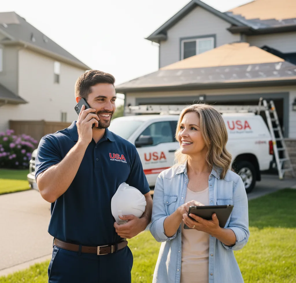 USA Roof Repair Experts customer support in New Franken